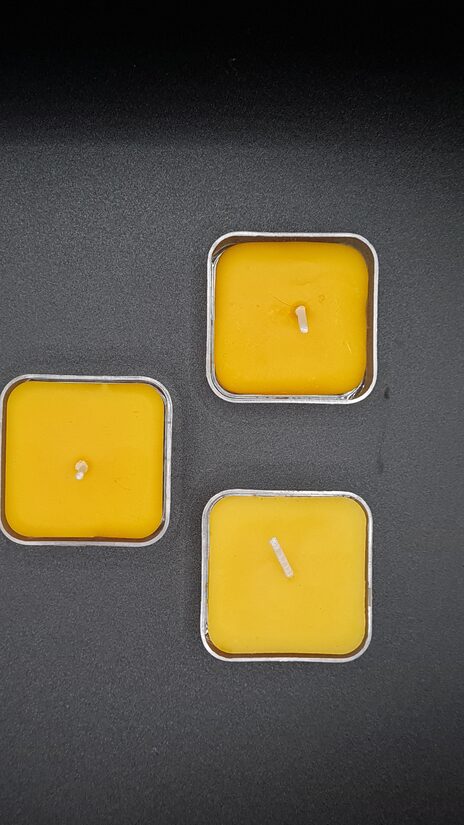 Vaska svece Kvadrāta formā